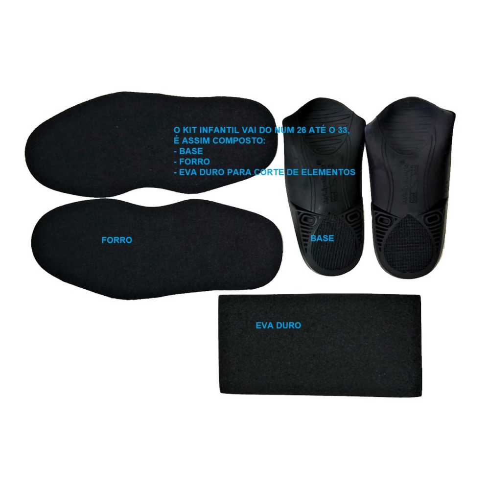 Kit de Palmilhas Infantil